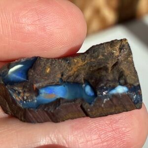 Gorgeous 36ct Australian Boulder Opal Rough Specimen Blues PP